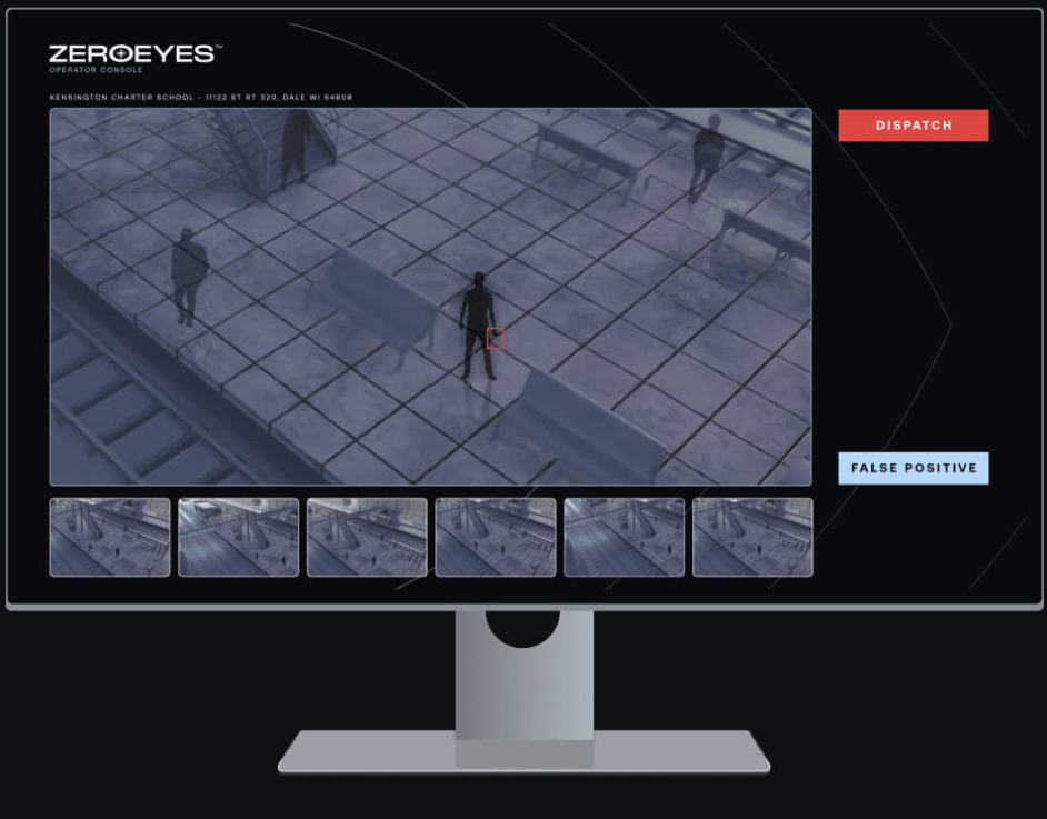 ZeroEyes Security Camera Dashboard ZeroEyes Security Camera Dashboard